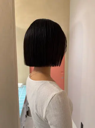 ミディアム layer・bob カット/  YURIのヘアスタイル