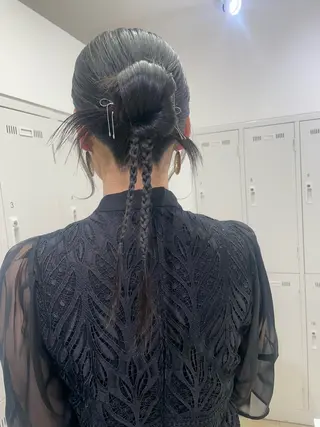 ヘアアレンジ 福島成美/髪質改善 縮毛矯正/カラーのヘアスタイル