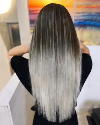 セミロング カラー ヘアアレンジ 次世代シールエクステ 錦糸町 小泉 朋之のヘアスタイル