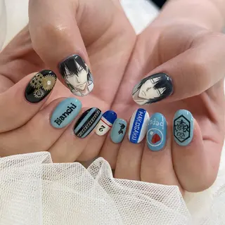 ミディアム 池袋痛ネイル Nok. 渡辺のネイルデザイン