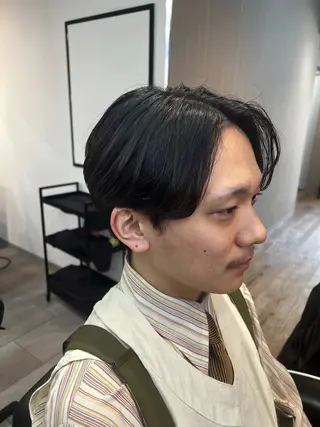 ショート 毛流れ•波巻きパーマ 特化🔥🌊瀬川竜生のヘアスタイル