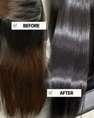 セミロング カラー 加藤 野々愛のヘアスタイル