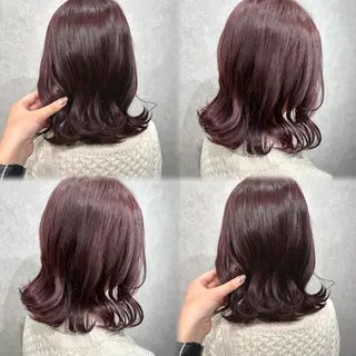ミディアム カラー 髪質改善ストレート /暖色カラー🎀🪞のヘアスタイル