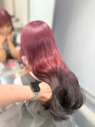 カラー YUZUKI艶カラー /似合わせ小顔カットのヘアスタイル