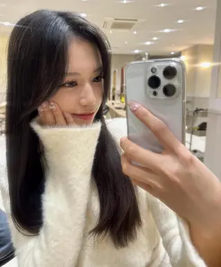 ロング 彼ウケ抜群🎀垢抜け 艶暗髪🪞一輝のヘアスタイル