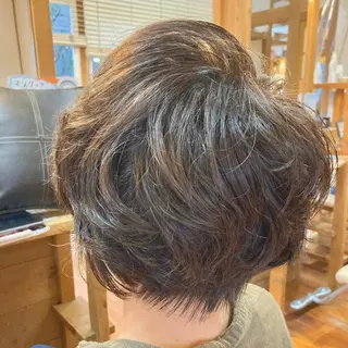 ショート パーマ スタイリスト　田中 美雄のヘアスタイル