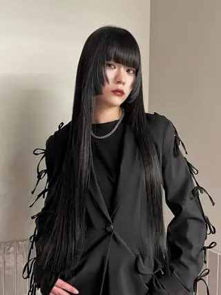 ロング カラー HARUKA/原宿 ショートカットモデルのヘアスタイル