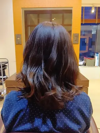 カラー セミロング 小林暢🌟Orque 髪質改善サロン🌙のヘアスタイル
