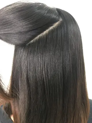 セミロング パーマ 原田 聖也のヘアスタイル