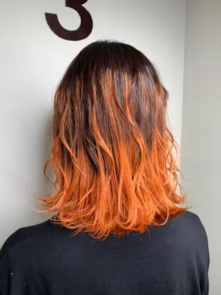 セミロング カラー パーマ ヘアアレンジ メンズ キッズ ネイル マツエク・マツパ 新宿駅近♡友達とOK 🦋W -ワット -のヘアスタイル