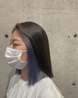 ミディアム はまべ です☆のヘアスタイル