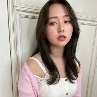 ロング 江口 さやかのヘアスタイル