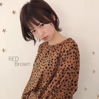ショート カラー 市川 千夏のヘアスタイル
