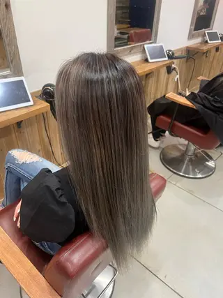 ロング カラー 🌈ダブルカラー🌈 💚みやのしんじ💚のヘアスタイル