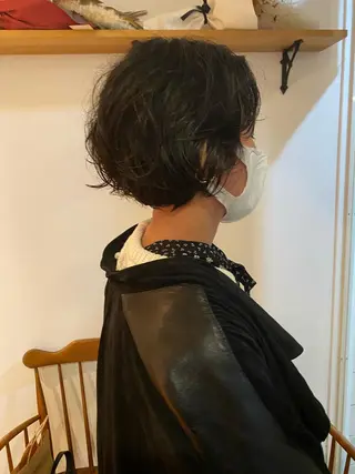 ショート ショート& パーマ　坂本のヘアスタイル