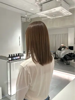 ミディアム カラー 🧚つやさらhair 🧚manakaのヘアスタイル