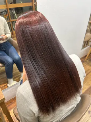 ロング カラー 大阪デザインカラー/ カットモデル募集のヘアスタイル
