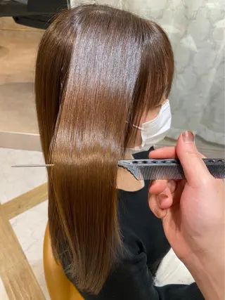 セミロング カラー 🌟モテ髪ショート 🌟店長 津賀涼のヘアスタイル