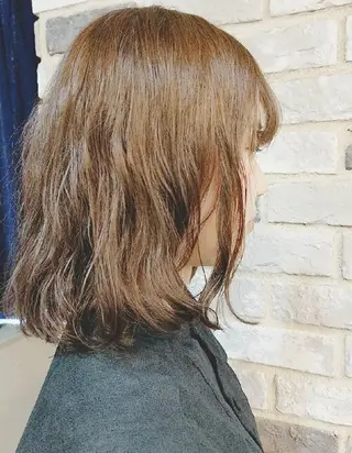 ミディアム カラー パーマ タナカ *歴10年以上*のヘアスタイル