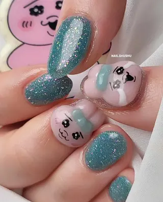 ネイル 3dパーツ/流行り 👧shushu❤️のネイルデザイン