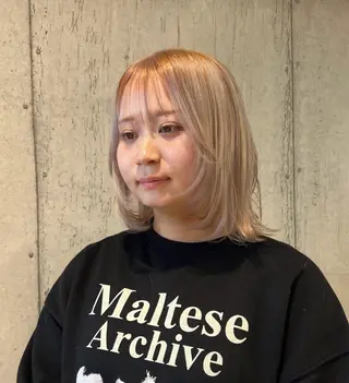 カラー 柔め透明感血色カラー 暖色/レイヤー/ゆいのヘアスタイル