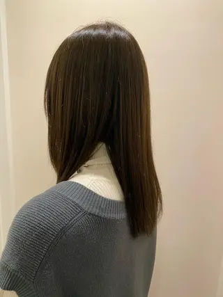 セミロング 🪽羽エク/Ash 店長/折目奈央🪽のヘアスタイル