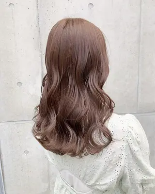 ロング ✨透明感カラー/縮毛 恵比寿HAYATO✨のヘアスタイル