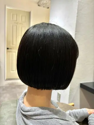 ショート ✨似合わせボブ✨ 縮毛矯正のヘアスタイル