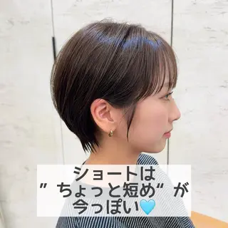 ショート 透明感カラー/艶髪/ 縮毛矯正/たくまのヘアスタイル