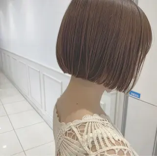 ショート カラー ヘアアレンジ カットカラーモデル BASSA上石神井店のヘアスタイル