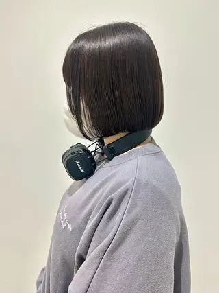 ショート 👔ボブ﹨髪質改善 ストレート🩳ももかのヘアスタイル