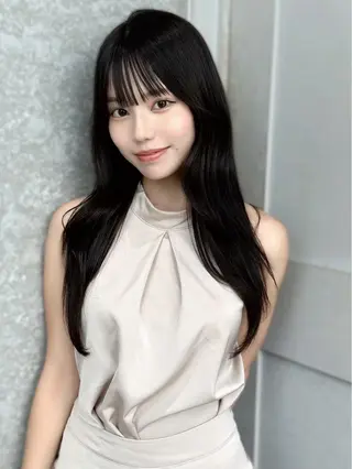 ロング カラー 渡部 倖賀のヘアスタイル