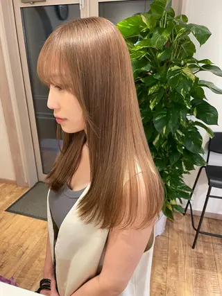 ミディアム カラー ブリーチ👩🦳/ ✂︎MANAMIのヘアスタイル