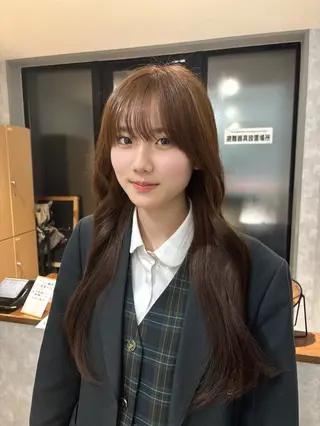 カラー 顔まわり/W カラー/リョウのヘアスタイル