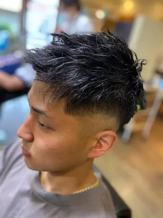 ショート パーマ メンズカット kimotoのヘアスタイル