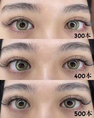 マツエク・マツパ 松沢 慧娜のマツエク・マツパデザイン