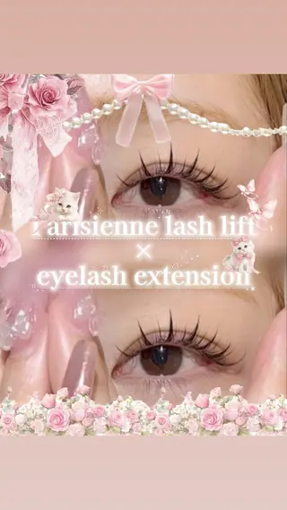 マツエク・マツパ Rinka/束感/L ED/Lカール🎀‎のマツエク・マツパデザイン