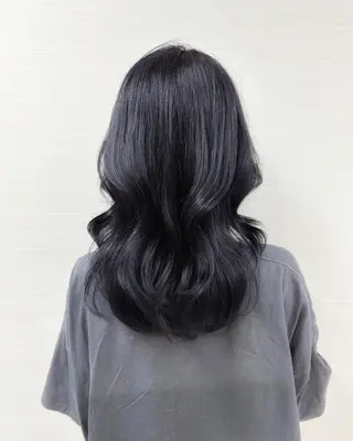 ミディアム カラー 韓国ヘア 店長NEGIのヘアスタイル