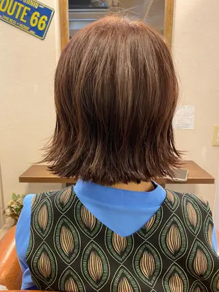 ショート カラー liL  hair サトウリョウタのヘアスタイル