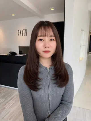 ロング カラー 🍯透明感カラー MANA🍯のヘアスタイル