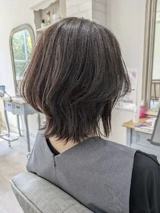 ミディアム カラー ミヤザキ マサユキのヘアスタイル
