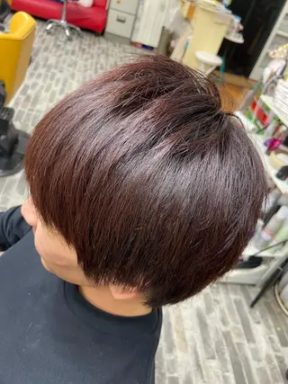 ショート カラー メンズ 大坪 拓斗のヘアスタイル