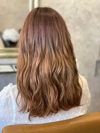 ロング メンズスタイル バレイヤージュ　齋藤のヘアスタイル