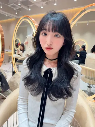 セミロング カラー 縮毛矯正✨🫧 レイヤー川村利幸のヘアスタイル