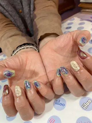 ネイル iiloo aromaworksのネイルデザイン