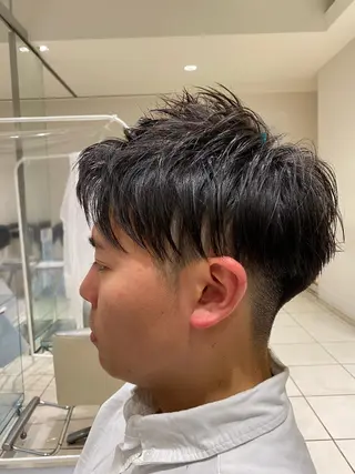 メンズ メンズパーマ 副店長ユウタのヘアスタイル