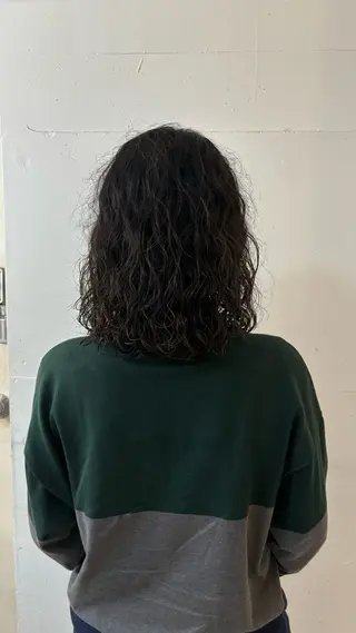 ミディアム パーマ honoka/ bob/layerのヘアスタイル