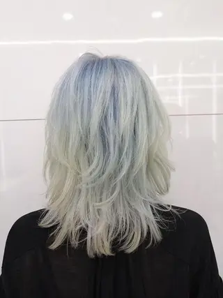 ミディアム 大石 さやかのヘアスタイル