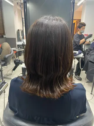 ミディアム メンズパーマ屋さん /yuki☃️💭のヘアスタイル