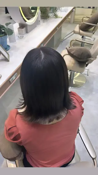 ショート Wカラー┆ブラウン ┆うる艶┆ゆうはのヘアスタイル